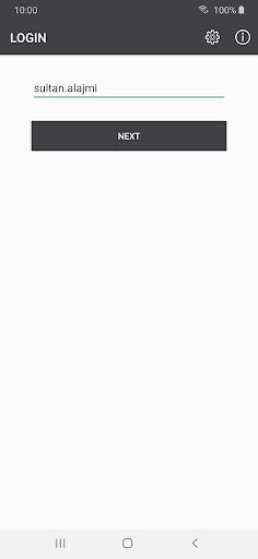 Android application Mwafeq screenshort