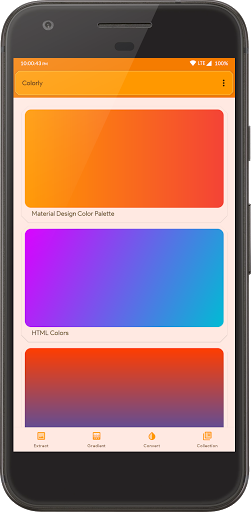 Android application Colorly - A powerful color too screenshort