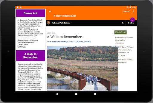 Learning with National Parks