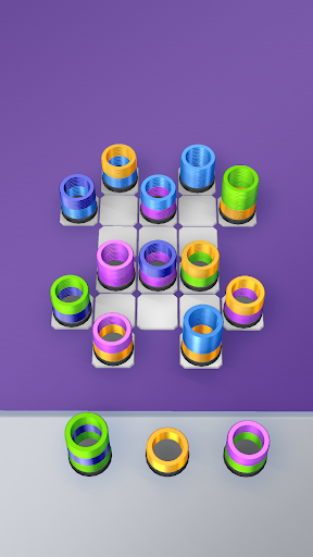 Android application Slinky Sort screenshort
