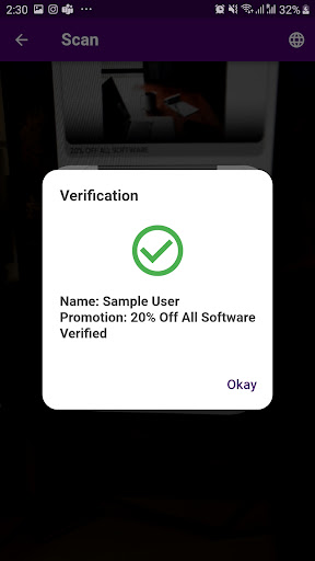 Purple Perks Business Screen 3
