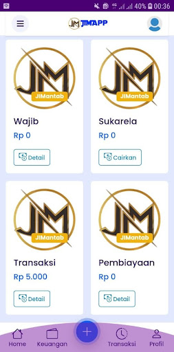 Android application Kopkar JIM screenshort