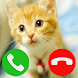 Fake Call from cat game Simula - Androidアプリ