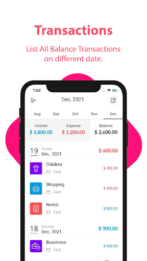 Balance Manager- Money Tracker Screen 3