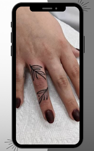 指のタトゥー