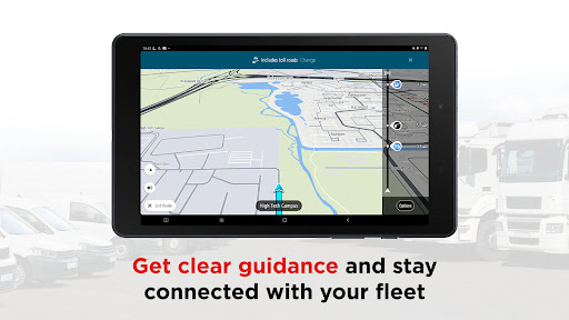 Screenshot of TomTom GO Fleet