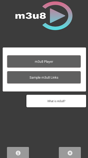 Android application m3u8 Player screenshort