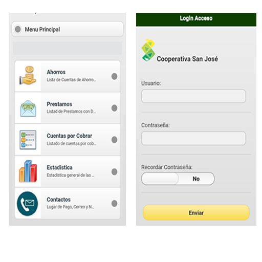 Android application CAC San Jose screenshort