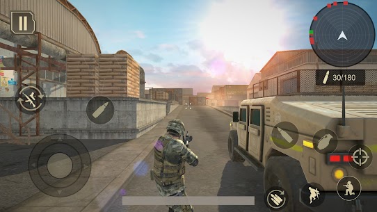 تحميل لعبة Army War Zone Shooting Sim مهكرة للأندرويد 1