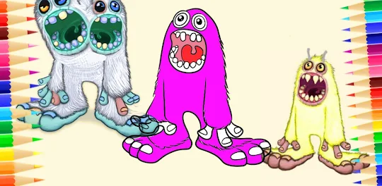 Mammott Monsters Malbuch