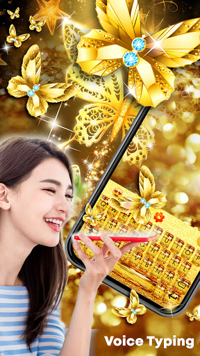 Gold Keyboard - Golden Theme Screen 3