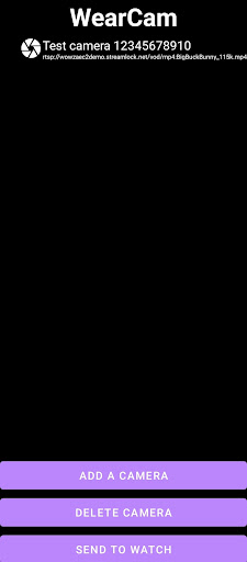 Android application WearCam screenshort