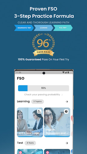 Android application FSO Practice Test 2024 screenshort