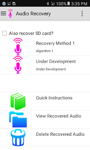 Audio Recovery – Apps On Google Play