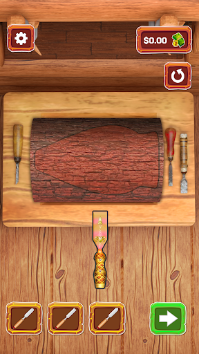 Android application Wood Turning : Wood Carving 3d screenshort