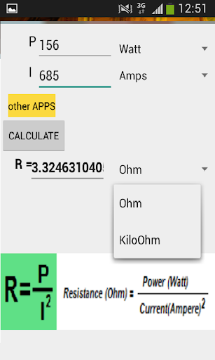 Ohms Law Screen 3