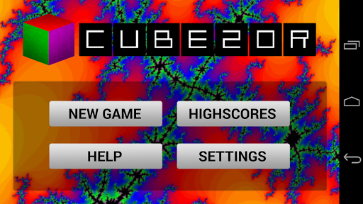 Android application Cubezor screenshort