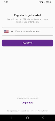 Roqket Delivery Partner Screen 2