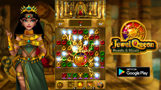 Jewel Queen: Puzzle & Magic MOD (Unlimited Coins) 8