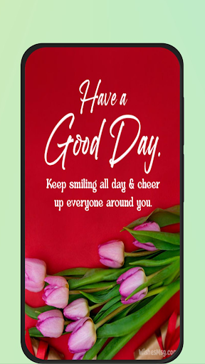 Android application have a good day screenshort