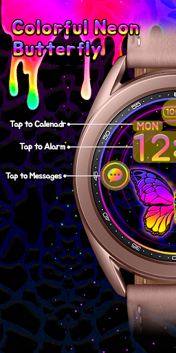 Colorful Butterfly_Watchface Screen 2