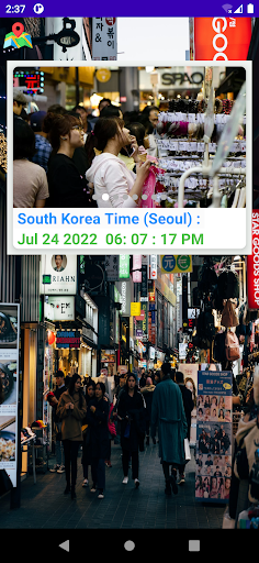 South Korea Clock(Seoul) Screen 2