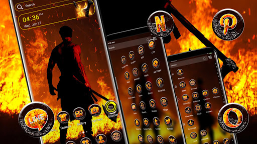 Fire Hell Man Theme Screen 3