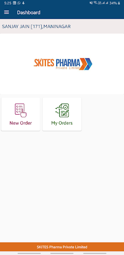 Android application Skites Customer screenshort