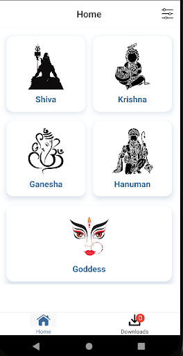 Android application GodStatus screenshort