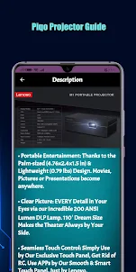 Piqo Projector Guide