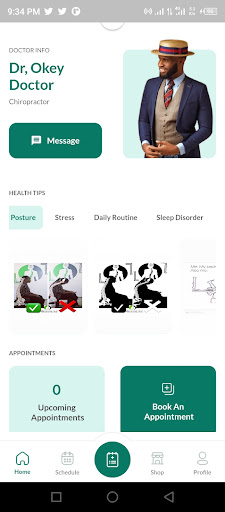 Android application Hope Clinic screenshort