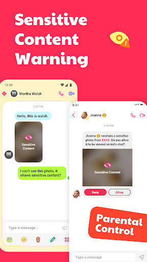 Screenshot of JusTalk Kids - Safe Messenger