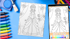 screenshot of Coloring for girls and women