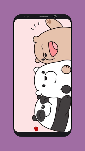 Cute Bear Cartoon Wallpaper