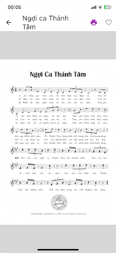 Android application Sổ Tay Thánh Ca screenshort