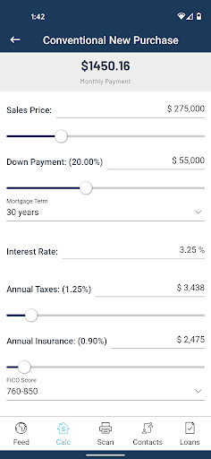 Screenshot of Hamilton Home Mortgage