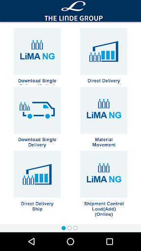 Android application LiMA NG screenshort