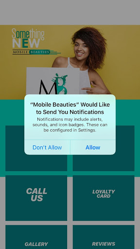 Android application Mobile Beauties screenshort