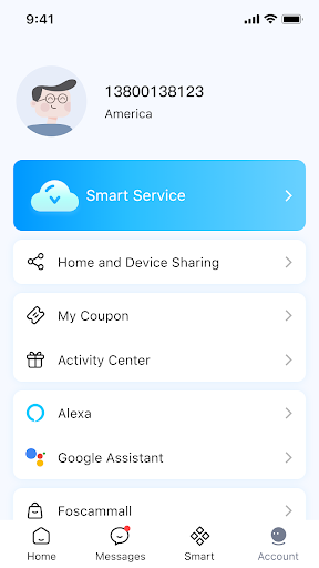 Android application Foscam screenshort