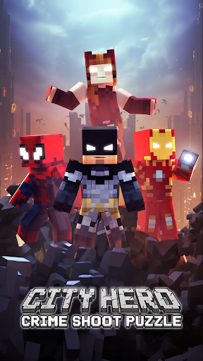 Android application City Hero: Crime Shoot Puzzle screenshort