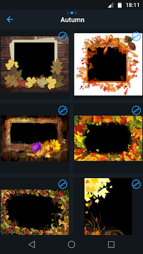 Autumn Photo Frames Screen 2