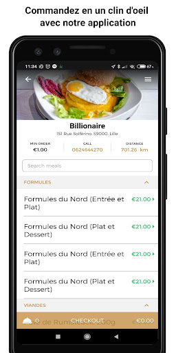 Android application Billionaire screenshort