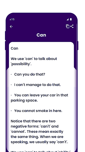 English Grammar Screen 3
