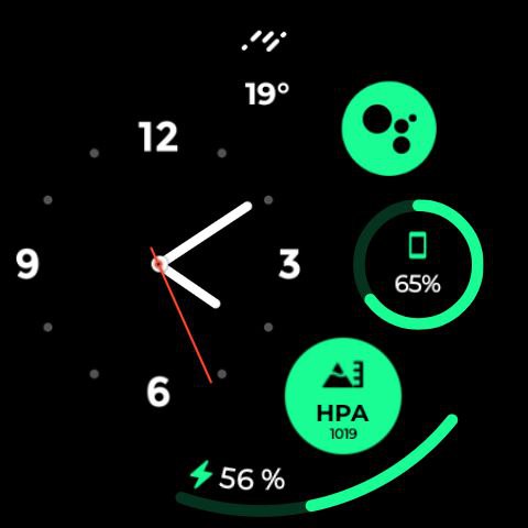 Night ver 52 - watch face screenshot 23