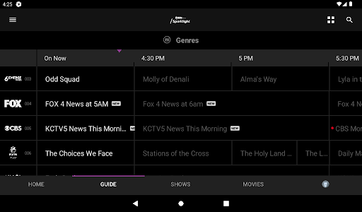 Screenshot of FidelityTV