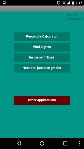 Baby Growth Standards Screen 2