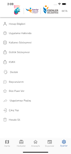 Android application Genç Kart screenshort