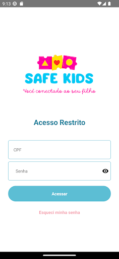 Android application Safekids screenshort