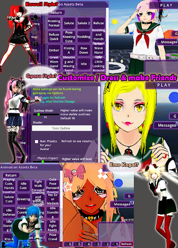 SchoolGirl AI 3D Anime Sandbox 2