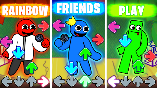 FNF vs Rainbow Friends Mod